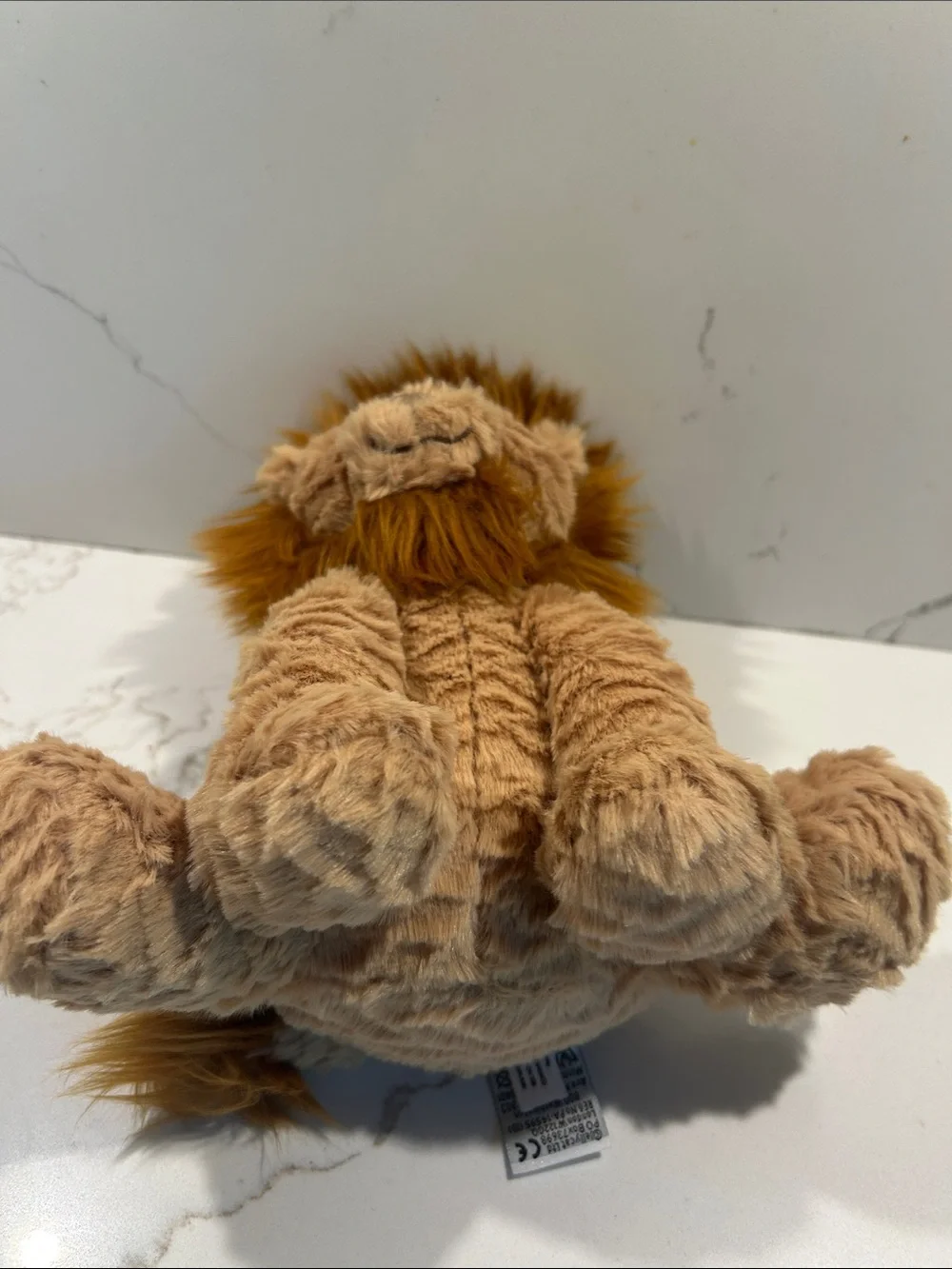 Jellycat London Fuddlewuddle Beige and Golden Brown Plush Lion